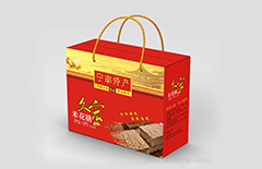 土特產米花糖禮品盒包裝定制